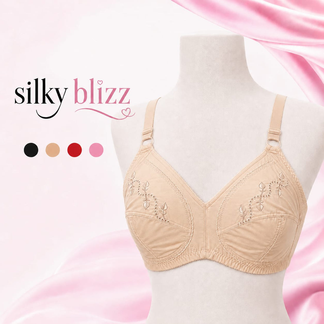Premium Non-Padded Cotton Bra – Soft, Comfortable & Breathable